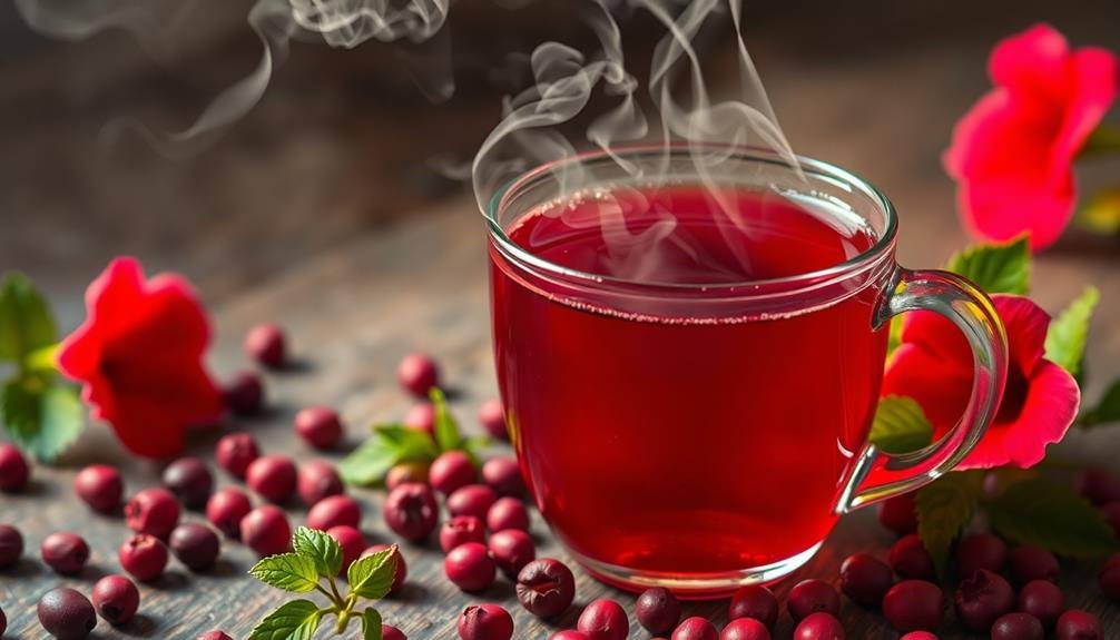 hibiscus rosehip tea benefits
