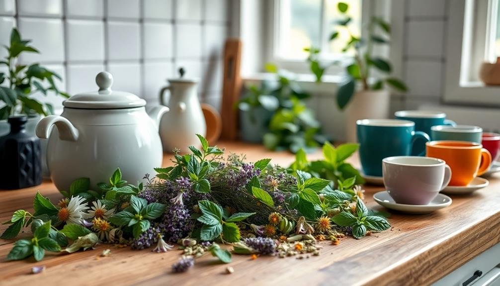 homemade herbal tea blends