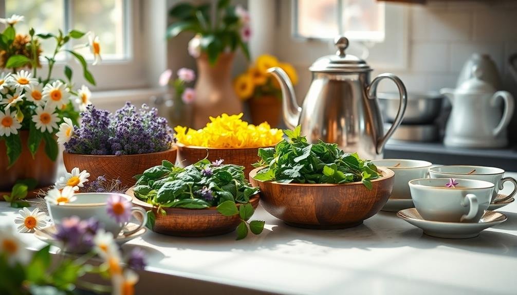 homemade herbal tea blends