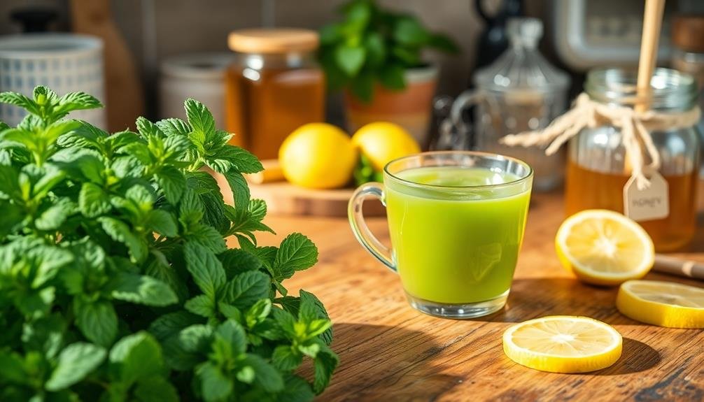 homemade peppermint tea recipe