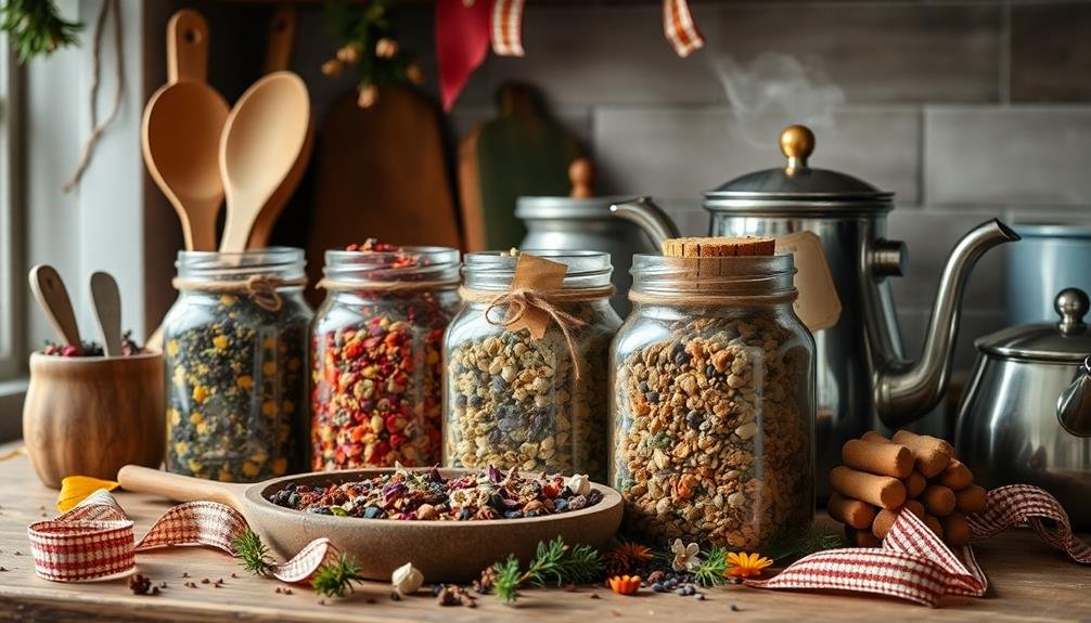 homemade seasonal tea gifts
