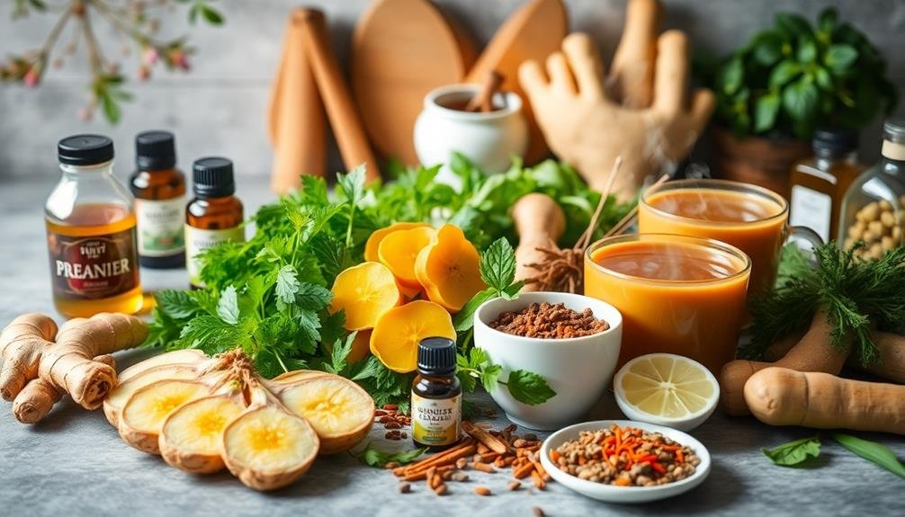 homemade spiced ginger tea