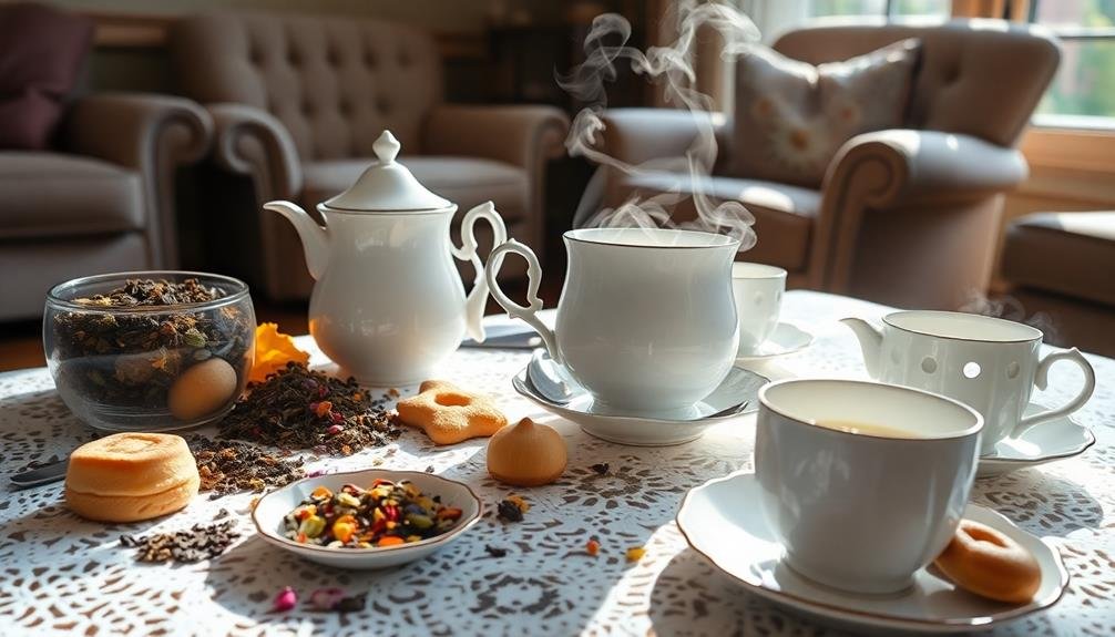 hosting a tea tasting