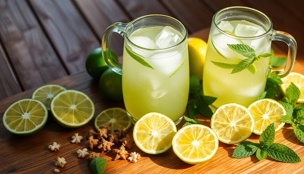 iced lime blossom tea ingredients