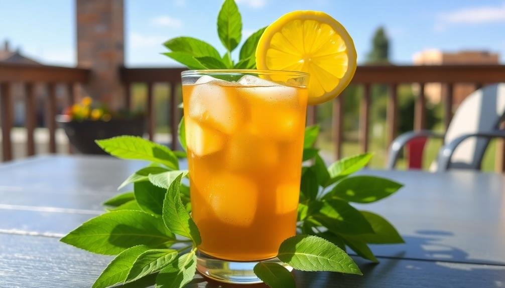 icy honeybush tea delight