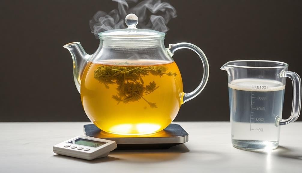 ideal herbal infusion proportions
