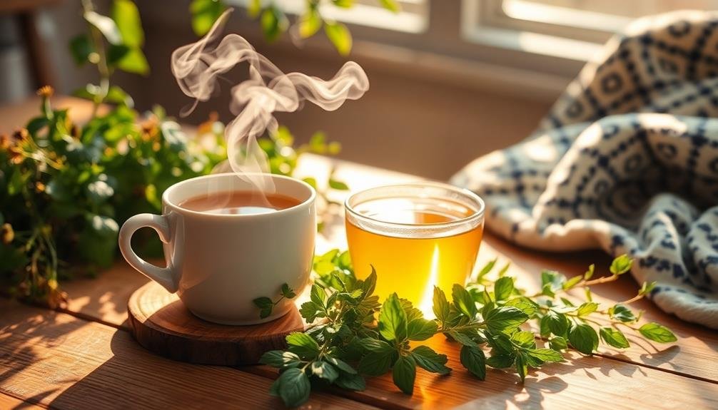 ideal times for herbal tea