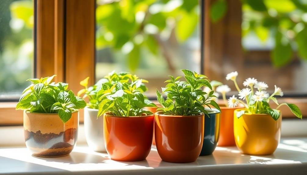 indoor herb container gardening