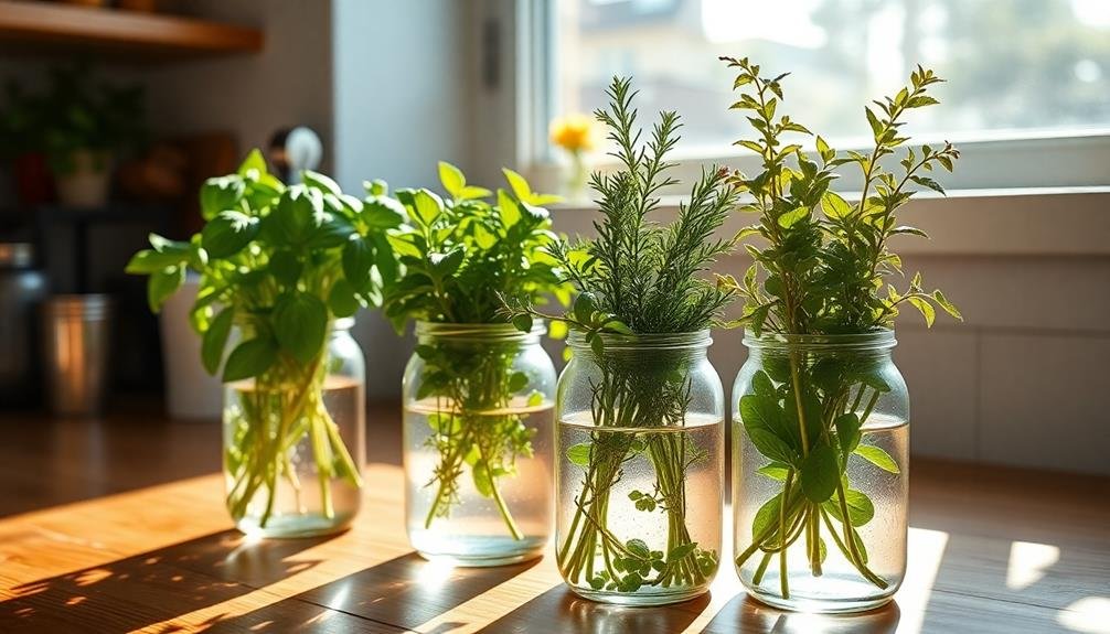 indoor herb cutting success