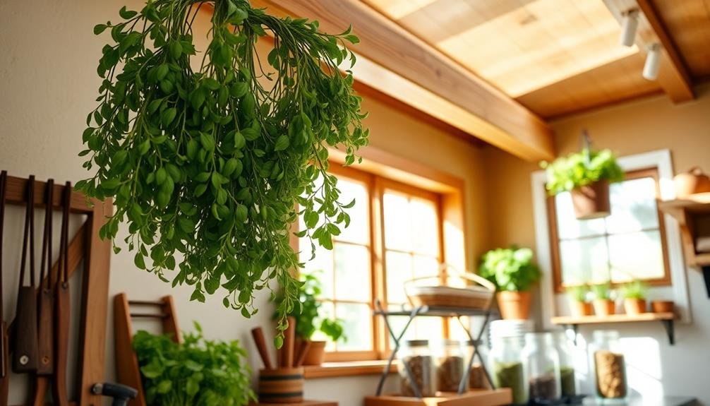 indoor herb drying guide