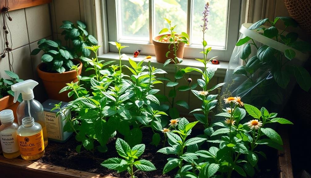 indoor tea herb pest solutions