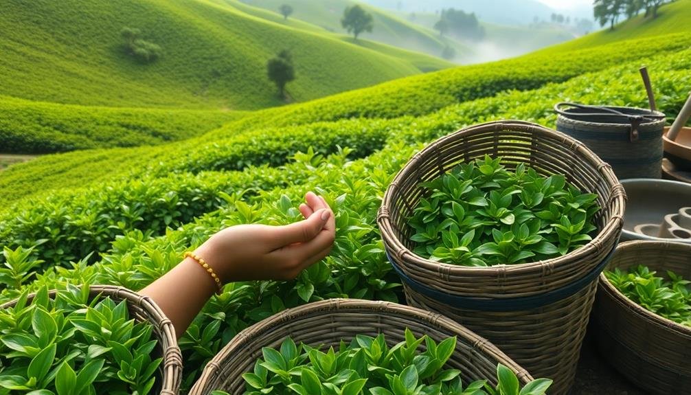 interactive tea picking experience