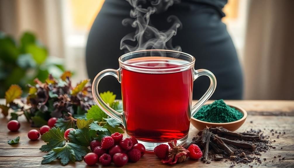 iron rich tea for mothers