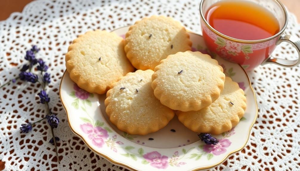 lavender almond flour cookies