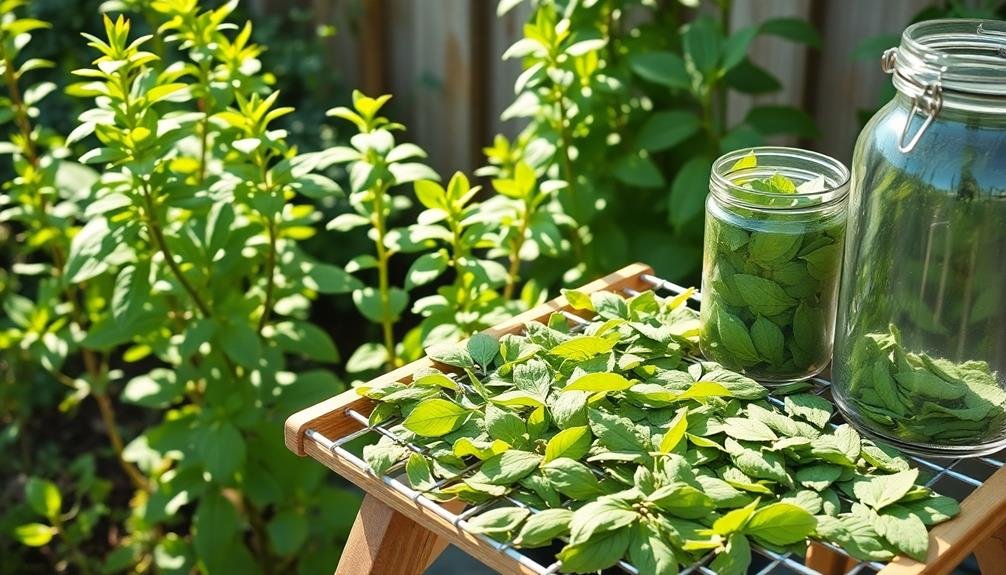 lemon balm harvesting techniques