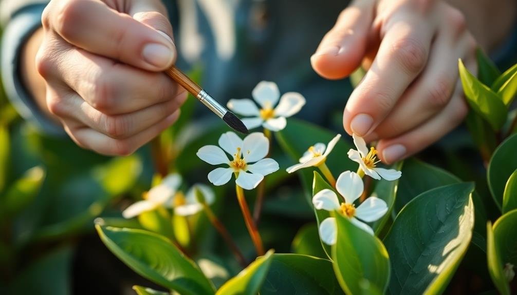 manual pollination techniques explained