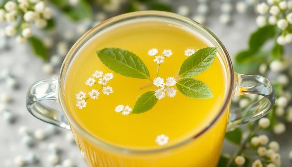 meadowsweet tea chemical composition