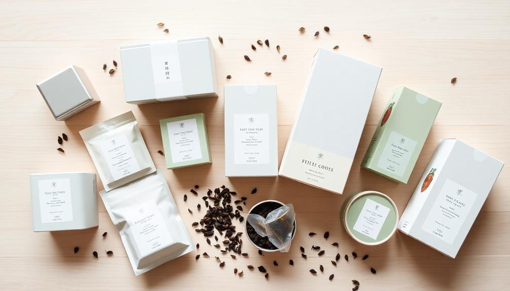 minimalist tea packaging inspiration