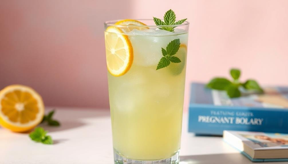 minty citrus beverage refreshment