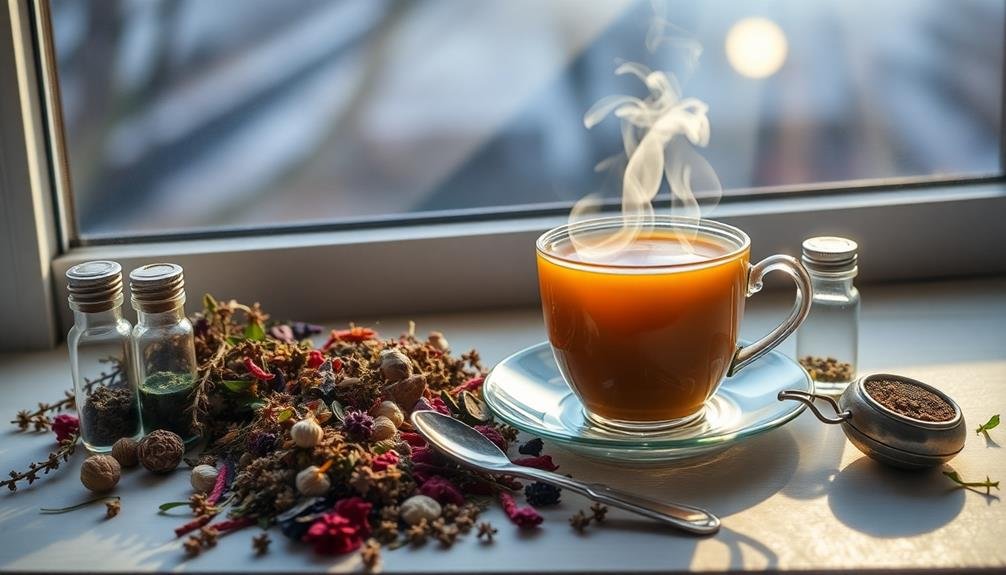 moon aligned herbal tea rituals