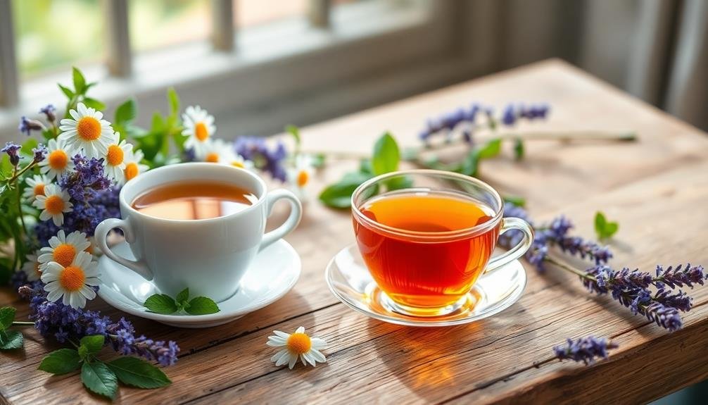 natural stress relief tea blends