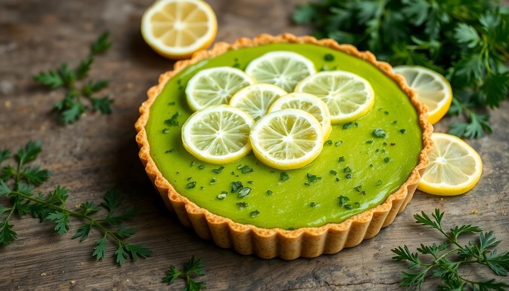 nettle lemon tart recipe