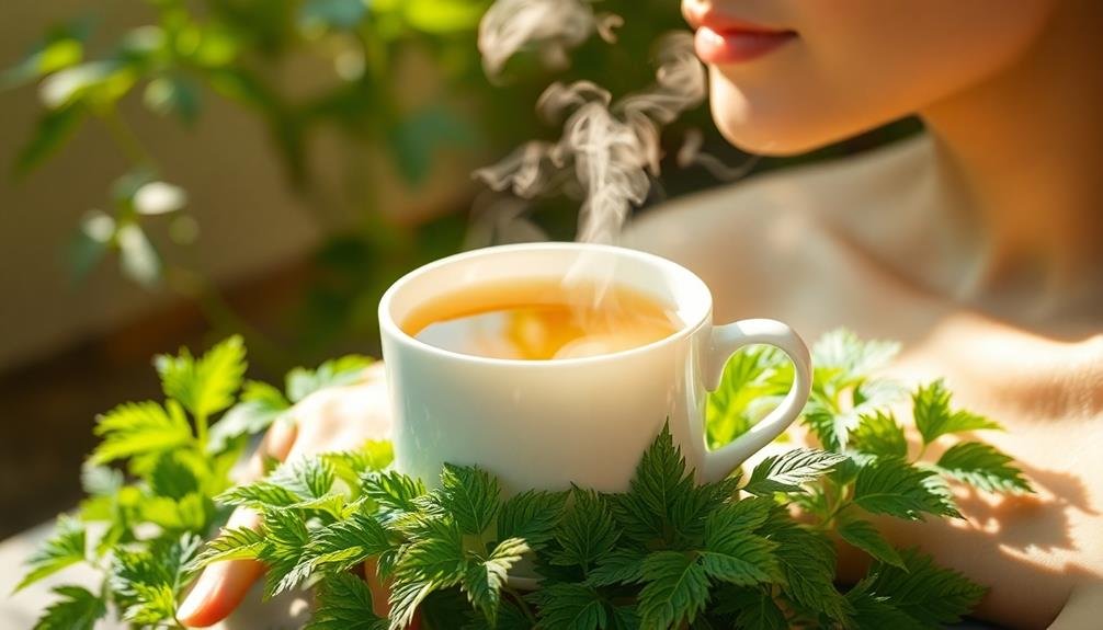 nettle tea enhances focus