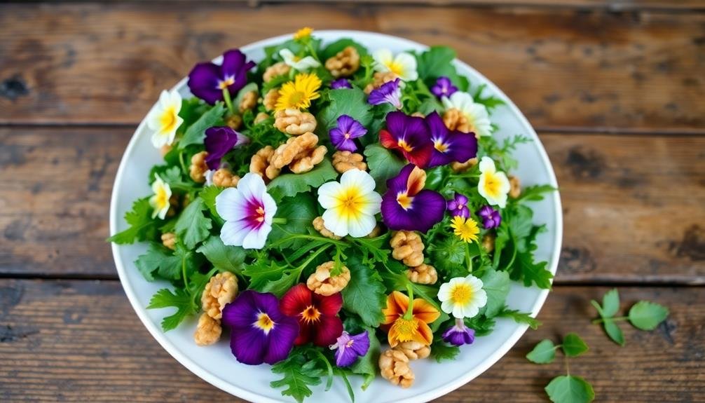 nutty herbal salad delight