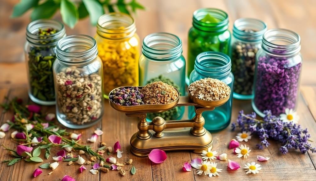 optimal herbal mix proportions