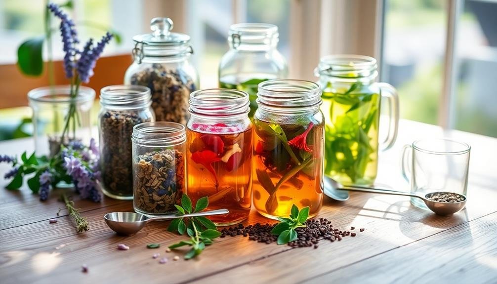 optimal herbal tea proportions