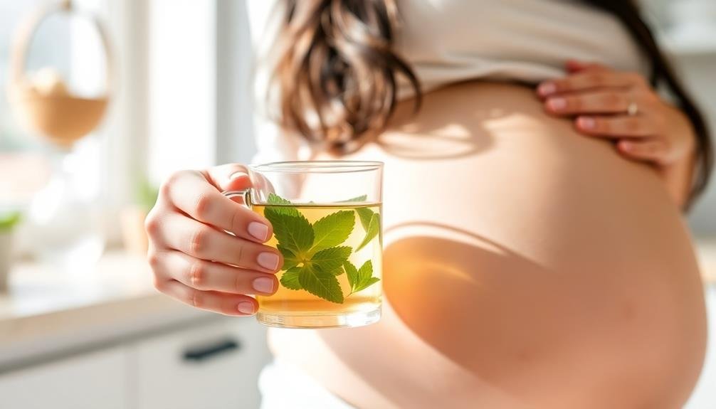 peppermint leaf aids digestion