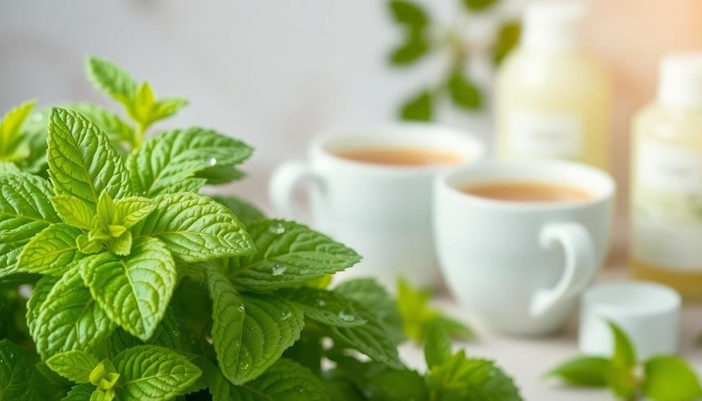 peppermint promotes skin health