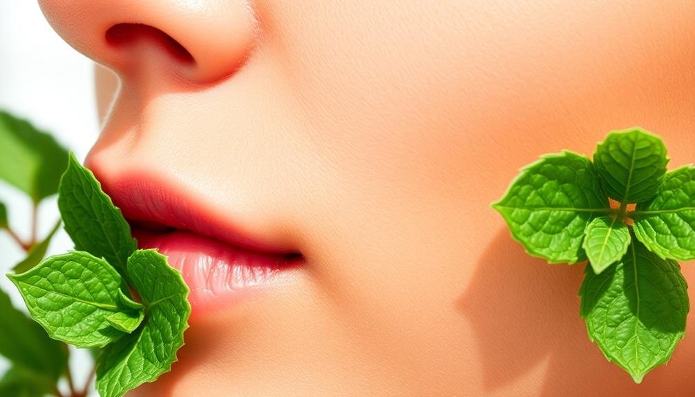 peppermint provides refreshing relief