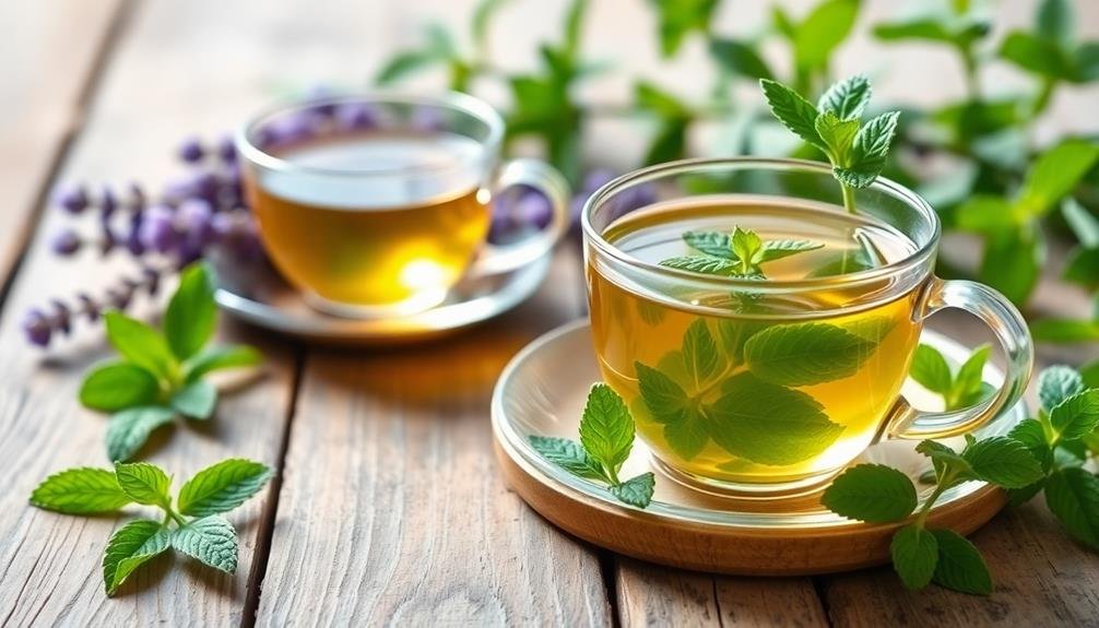 peppermint tea stress relief
