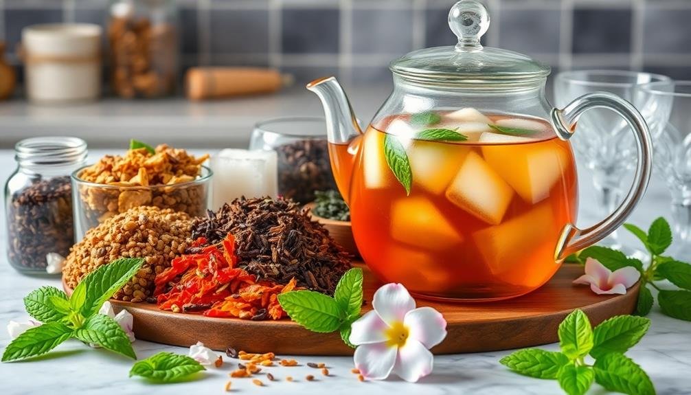 perfect cold herbal tea