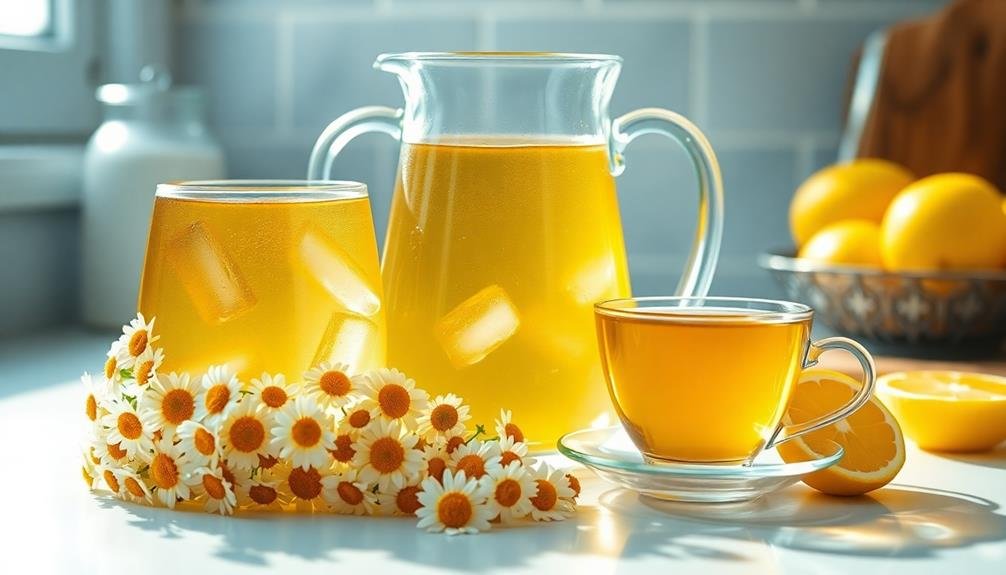 perfect iced chamomile tea