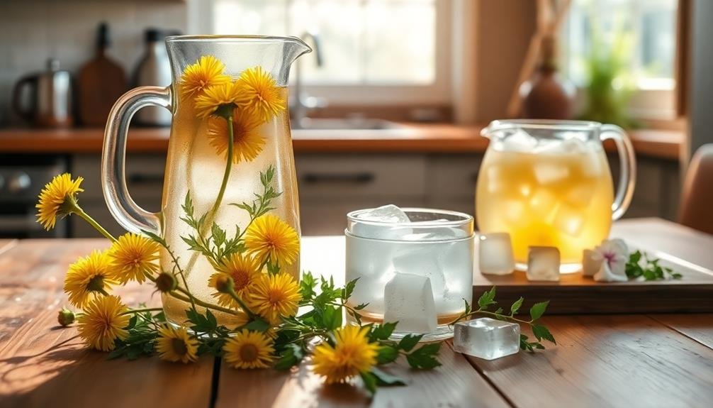 perfect iced dandelion tea