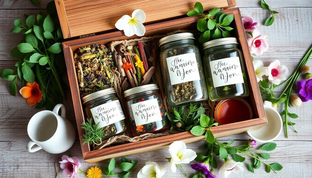 personalized herbal mixture sets
