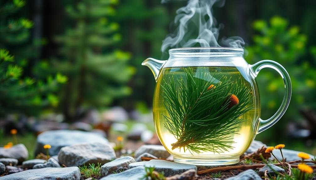 pine needle tea benefits