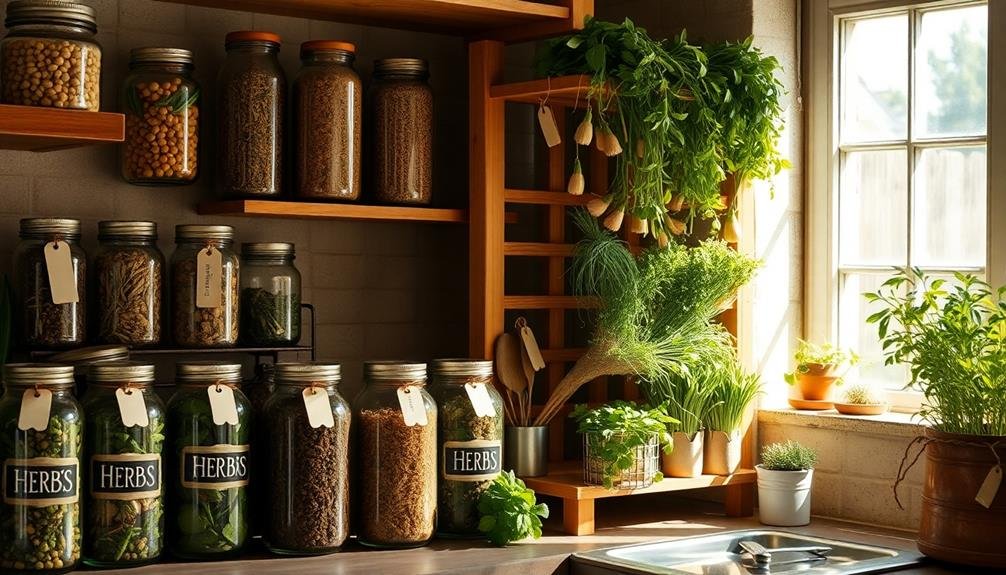 proper herb storage techniques