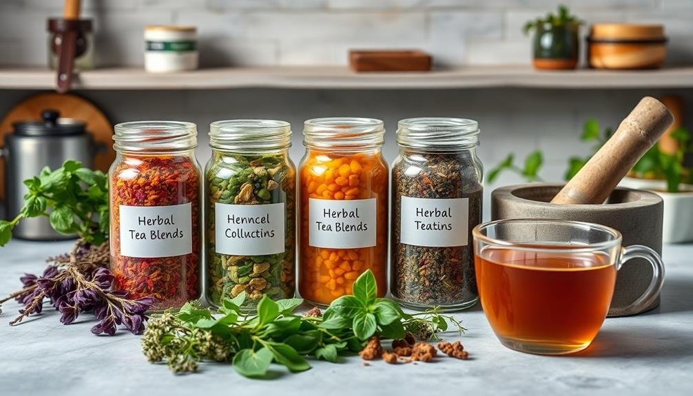 properly store herbal blends