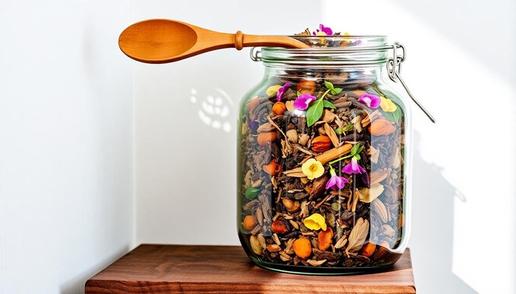 properly store herbal tea