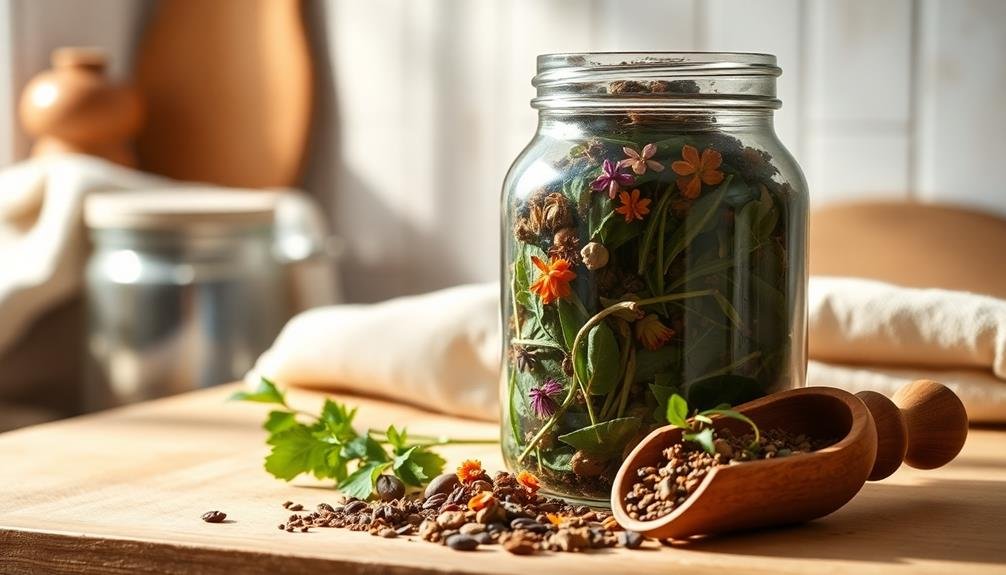properly store herbal tea