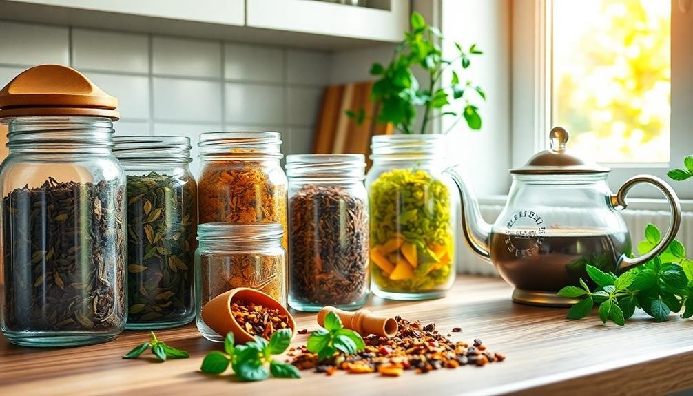 properly store loose teas