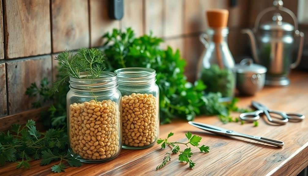 properly storing herbal blends