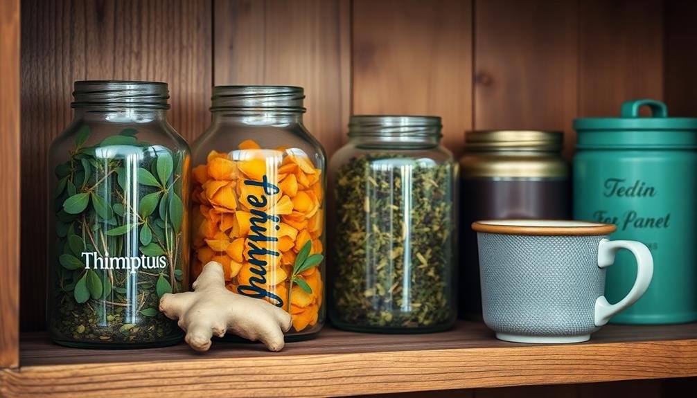 properly storing herbal tea