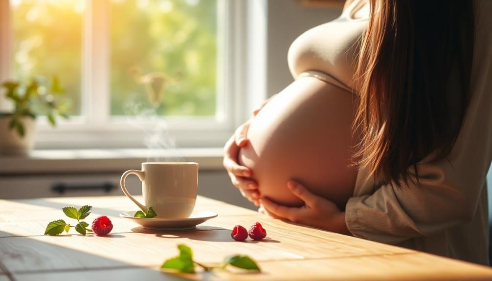 raspberry leaf supports uterine health