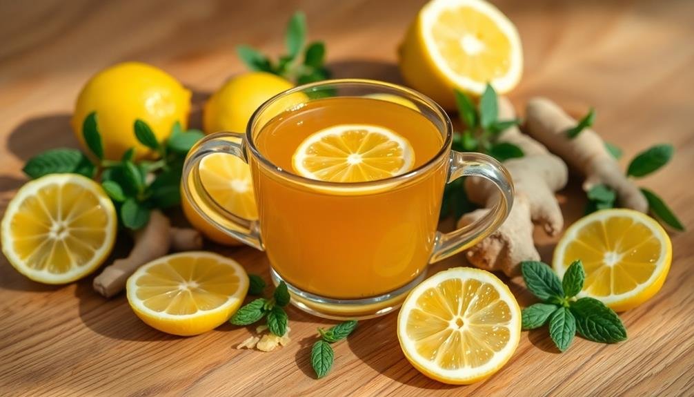 refreshing citrus detox drink