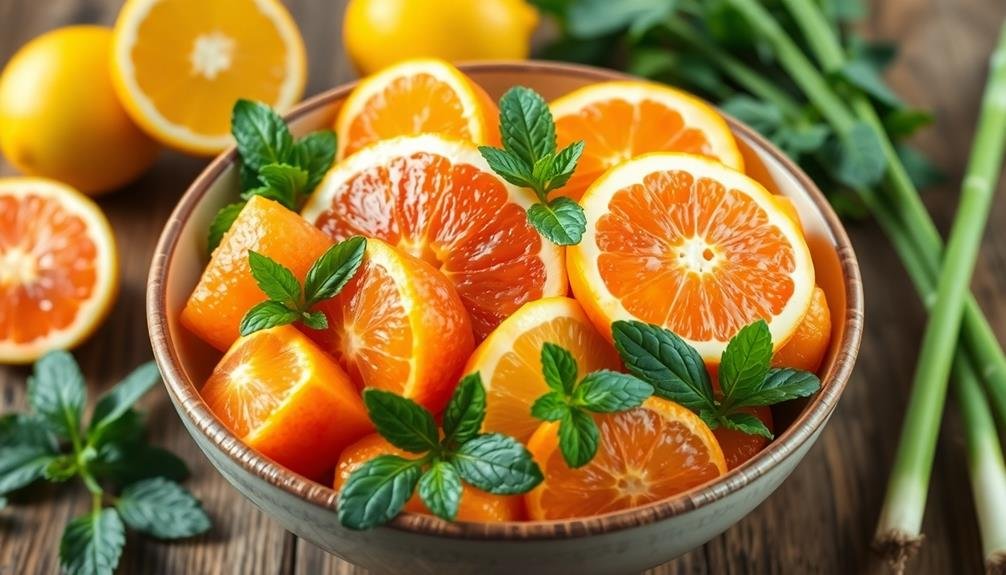 refreshing citrus fruit medley