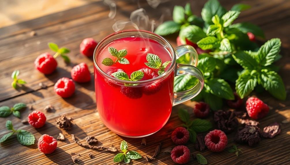 refreshing herbal fruit infusion